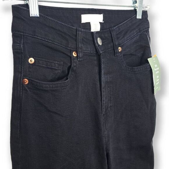 H&M Concious High Waist Flared Jeans size 6 NWT - Picture 2 of 7